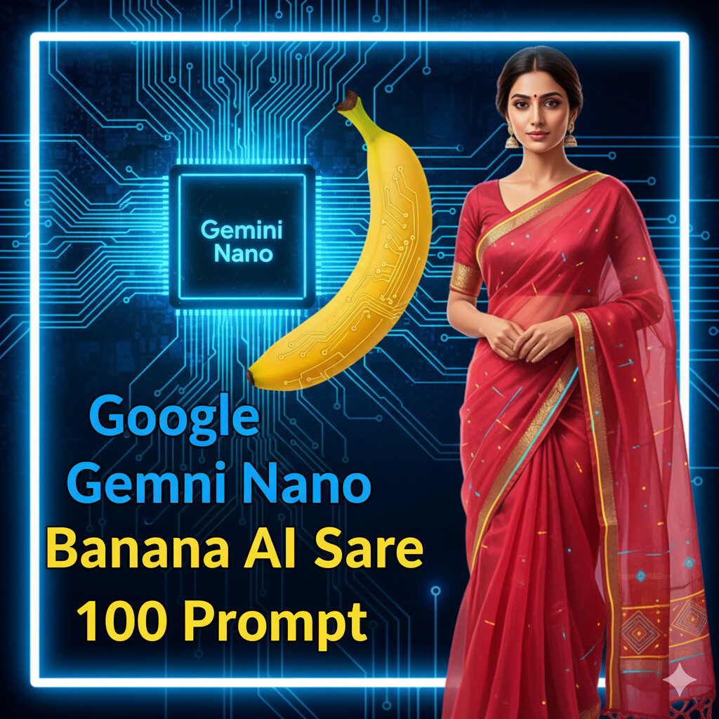 google gemini nano banana ai saree prompt